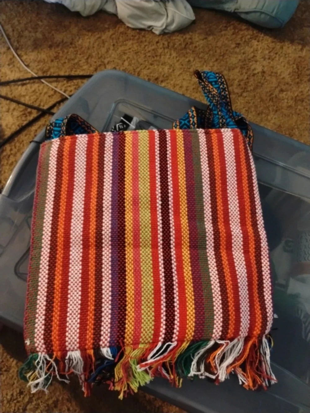 Bohemian Multicolor Embroidered Hobo Bag